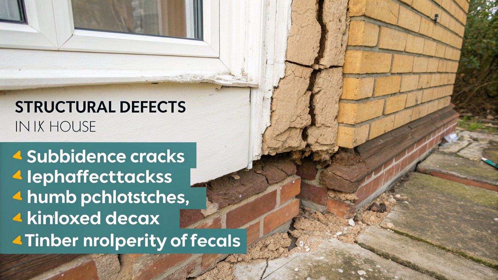 RICS Level 3 building survey showing defects